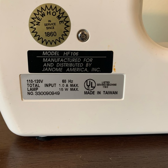 Used New home Sewing Machine - Picture 3 of 3